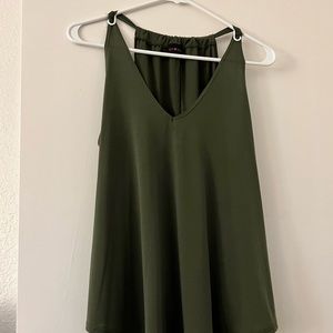 V shaped flowy tank top